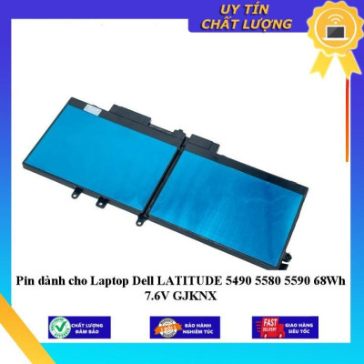 Pin dùng cho Laptop Dell LATITUDE 5490 5580 5590 68Wh 7.6V GJKNX - Hàng Nhập Khẩu New Seal