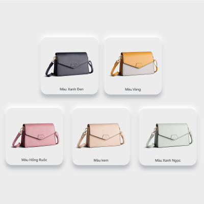 Túi Yuumy ( Thời trang nữ đi tiệc size 23 - Túi đeo chéo da Seasand YN97 )