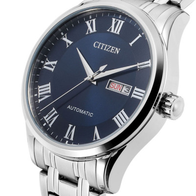 Đồng Hồ Nam Citizen Dây Thép Không Gỉ NH8360-80L - Mặt Xanh