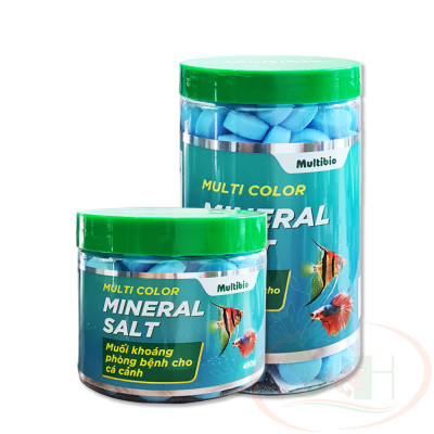 Viên muối khoáng Multi Color Mineral Salt dưỡng bệnh nấm khuẩn bể cá tép thủy sinh
