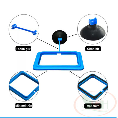 Vòng nổi cho cá ăn Feeding Ring giữ thức ăn cám tầng mặt bể cá thủy sinh