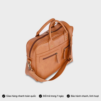 Cặp công sở Trita ( Thời trang nam vừa laptop 14.6 inch - Cặp da TCA1 )