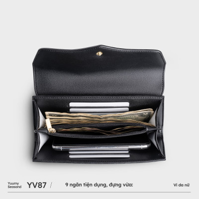 Ví Yuumy ( Thời trang nữ kiểu cầm tay dáng dài - Ví da Seasand YV87 )