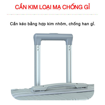 Valy du lịch valy kéo cao cấp size 20inch màu xanh rêu KINGSUN-KS 218