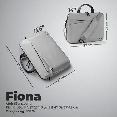 Túi Chống Sốc Laptop 14 - 16 Inch KINGBAG LUNA Cao Cấp - Hàng Chính Hãng