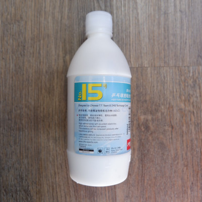 Keo Dán Vợt Bóng Bàn Vô Cơ - Keo Sữa DHS I5 (Song Hỷ) 1 chai 550ml - Dán Cực Chắc, Không Hại Mặt Vợt