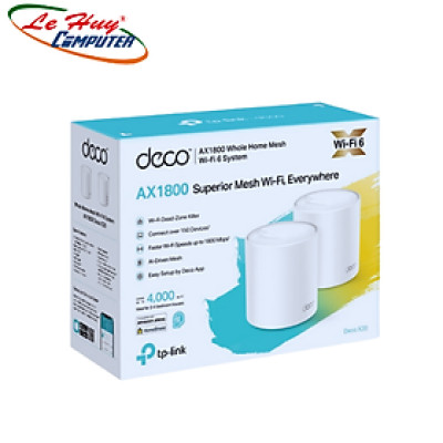 Bộ phát Mesh WiFi 6 TP-Link Deco X20 2-Pack - Hàng Chính Hãng