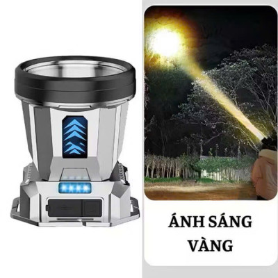 Đèn Pin Đội Đầu Siêu Sáng, Chống Thấm Nước, Cổng Sạc UBS/TYPE-C Tiện Lợi, Dùng Sạc Điện Thoại, Cắm Trại Du Lịch - HÀNG CHÍNH HÃNG MINIIN