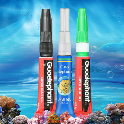 Keo dán rêu Guo Elephant Super Glue Gel đa năng dán lũa đá cây san hô bể cá tép thủy sinh