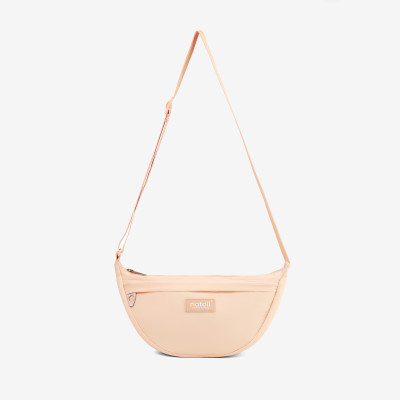 Túi phao đeo chéo nam nữ hình bán nguyệt NATOLI túi bánh bao chần bông vải canvas chống nước tốt-Soft Touch Crossbag T26