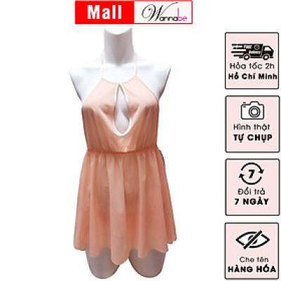 Váy ngủ lưới WANNABE DNC12 đầm ngủ sexy trong suốt mong manh khiến chàng luôn mơ mộng TẶNG QUẦN ĐỒNG BỘ