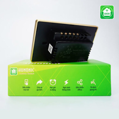 Hunonic Luxury 2 Nút Màu Đen - Hàng chính hãng