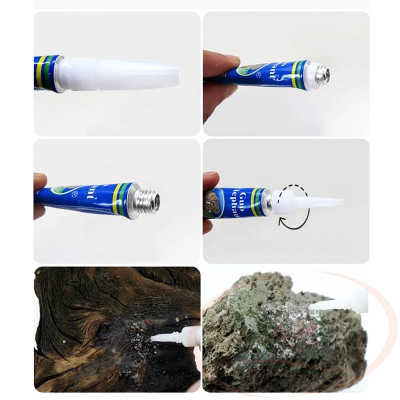 Keo dán rêu Guo Elephant Super Glue Gel đa năng dán lũa đá cây san hô bể cá tép thủy sinh
