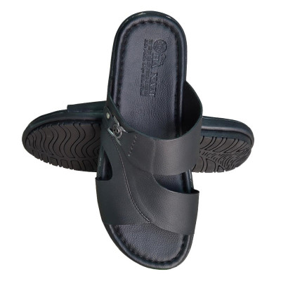 Dép Nam Quai Ngang HA NAM Da Bò Thật Cao Cấp DNA2220