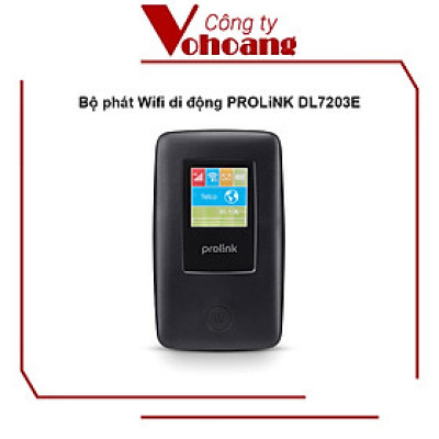 Bộ phát Wifi di động PROLiNK DL7203E dùng SIM 4G LTE 150Mbps, pin 5200mAH - Cổng RJ45 - Nâng Cấp Cổng Sạc TypeC - Hỗ Trợ Nano Sim