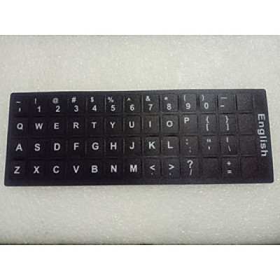 Miếng dán phím chữ ngôn ngữ Tiếng Anh, chuẩn ngôn ngữ US