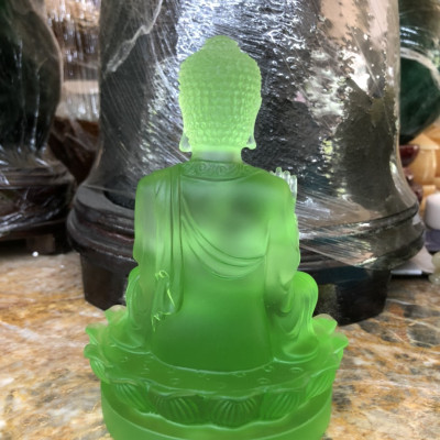 Tượng phật A Di Đà ngồi đá lưu ly