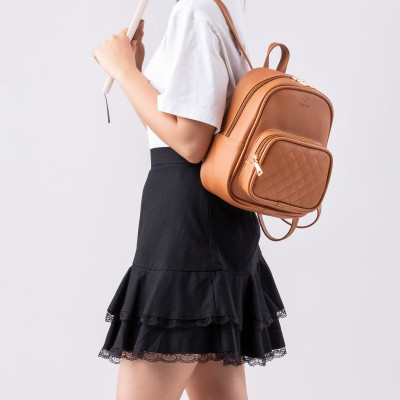 Balo nữ thời trang YUUMY YBA35 cách điệu họa tiết hình thoi trẻ trung, cá tính