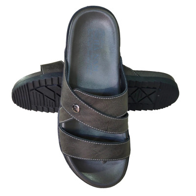 Dép Nam Quai Ngang HA NAM Da Bò Thật Cao Cấp DNA2230