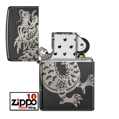  Bật lửa Zippo 46260 Lucky Dragon Design - Chính hãng 100%