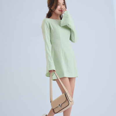 Túi Yuumy ( Thời trang nữ hình chữ nhật khóa cài kim loại size 23 - Túi đeo vai da Seasand YN234 )
