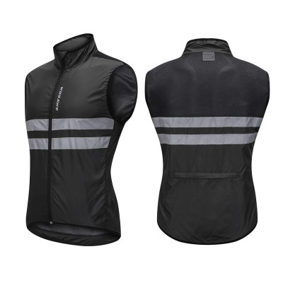 Áo khoác không tay đi xe đạp Jersey chống gió thoáng khí dành cho Nam Nữ