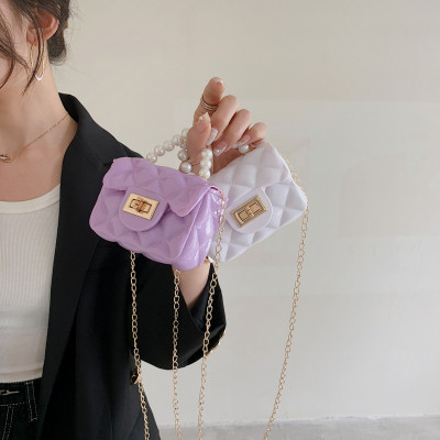 Túi xách túi đeo vai nữ mini , có quai cầm ngọc trai ,da bóng đẹp xinh xắn đáng yêu cho phái nữ dạo phố 