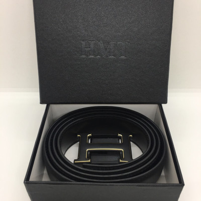 Thắt Lưng, Dây Nịt Nam Cao Cấp HMT, Khoá Tự Động Kiểu Chữ H, Dây Thắt Lưng Da Bò Chính Hiệu, H2-Đen