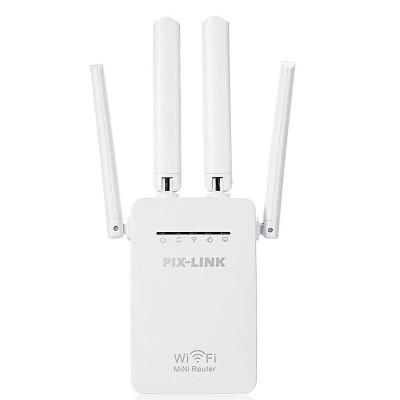 Kích Sóng Wifi Tốc Độ Cao 4 Râu Pix-Link, kích sóng wifi 4G, kích sóng wifi 5G tốc độ cao sóng khỏe tần số kép AC 1200, bộ định tuyến wifi, bộ phát wifi 4 râu cường độ khỏe 300Mbps - Hàng chính hãng/hàng nhập khẩu