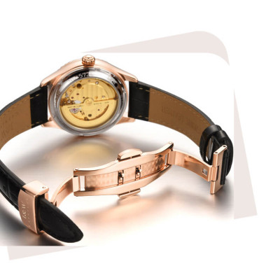 Đồng Hồ Nữ IW CARNIVAL 573L3 Chính Hãng BH 24T Chịu Nước 30m Kính Chống Xước Dây Da Cao Cấp (Máy Cơ Tự Động)