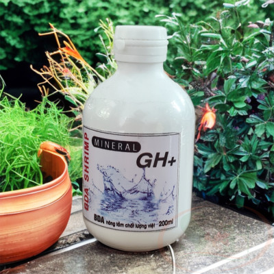 Khoáng nước BDA Shrimp Mineral GH+ bổ sung khoáng lột vỏ bể tôm tép cá cảnh thủy sinh