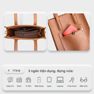 Túi Yuumy ( Thời trang nữ tote - Túi xách da YTX18 )