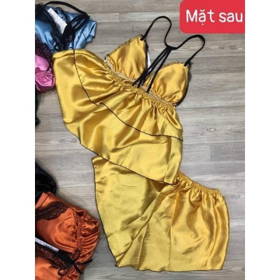 Đồ ngủ sexy/bộ ngủ bigsize 2 tầng có mút ngực