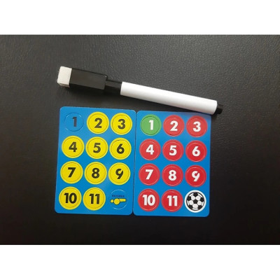 Bảng sơ đồ chiến thuật bóng đá- Bảng chiến thuật bóng đá gấp gọn 53*31 cm+ Tặng kèm bút lông và bảng số nam châm - Hàng chính hãng