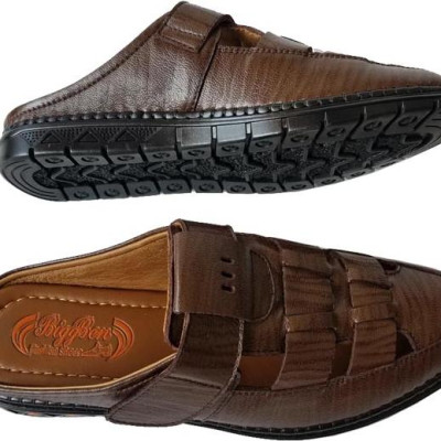 Dép SaBo Nam BIGGBEN Da Bò Thật SB66