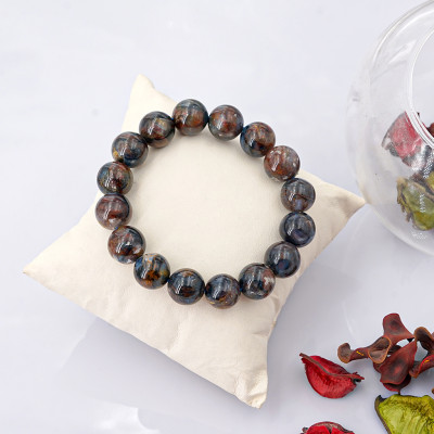 Vòng tay Pietersite Nâu Vàng VIP 12mm do Anqlo tác chế