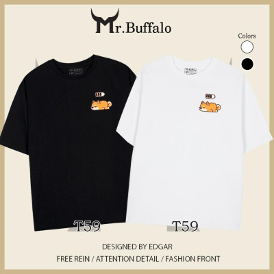 Áo Thun Mr.Buffalo icon basic 100% Unisex Form Oversize Local Brand