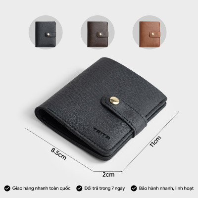 Ví Trita ( Thời trang nữ kiểu dáng gập 3 đơn giản - Ví da RV52 )