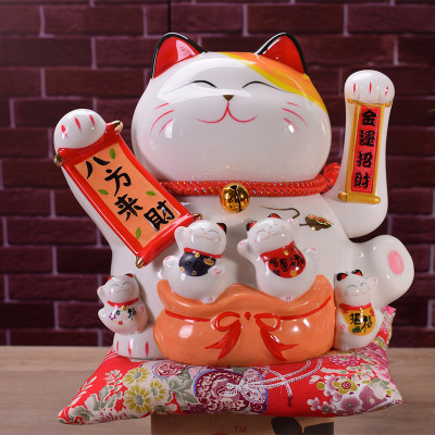 Mèo thần tài may mắn vẫy tay 6868|phongthuygiaphat