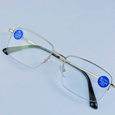 Kính viễn thị cao cấp  gọng  nửa viền cước gọng hợp kim phù hợp với mọi khuôn mặt