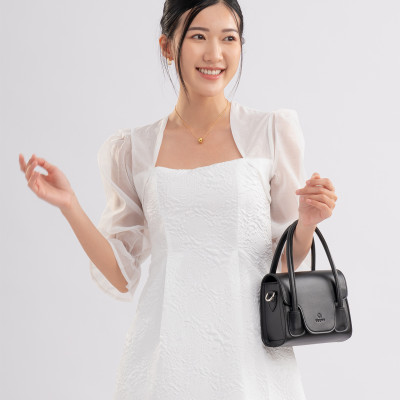 Túi Yuumy ( Thời trang nữ nắp gập cách điệu - Túi đeo chéo da Seasand YN227 )