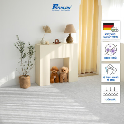 Thảm Thú Cưng Cao Cấp Parklon Hoa Văn Vân Đá Hoa Cương Vằn Chính Hãng Hàn Quốc (300x140x0.55)cm Chống Bụi Kháng Khuẩn Khử Mùi Chống Ồn Chống Trượt Chống Sốc (Pet Roll Mat-Crumble Marble)