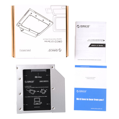 Khay Ổ Cứng Laptop (Caddy Bay) ORICO L127SS (12.7mm) - Hàng Chính Hãng