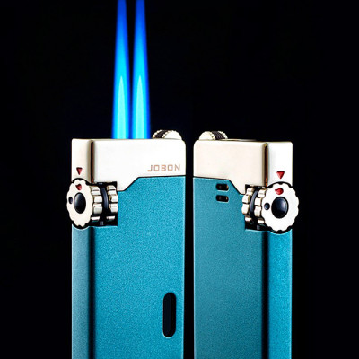 Vỏ Hột Quẹt Bật Lửa Gas Jobon ZB-999 Khò 2 Tia Mạnh Mẽ - Giao Màu Ngẫu Nhiên