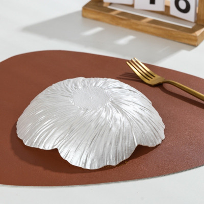 Set 3 Đĩa Thủy Tinh Ngọc Trai - Khay Thủy Tinh Đựng Trái Cây Hình Cánh Hoa Sang Trọng Phong Cách Bắc Âu Trang Trí Nội Thất - HÀNG CHÍNH HÃNG MINIIN