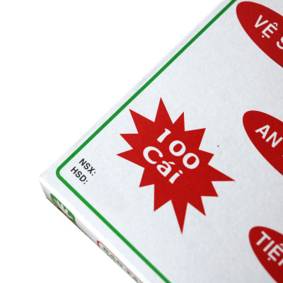 Găng tay xốp 100 cái/hộp THP Tuyền Hưng  Phú - Hàng chĩnh hãng