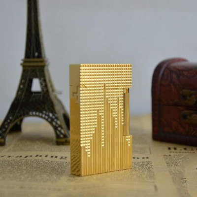 Vỏ Hột Quẹt Bật Lửa Upon D12V Họa Tiết Kẻ Dọc Tạo Lượn Sóng Độc Đáo - Dùng Ga Đá Cao Cấp