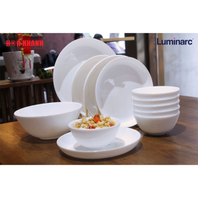 Tô Thủy Tinh Luminarc Diwali Shells 18cm cường lực, kháng vỡ - Bộ 3 cái - Q1656