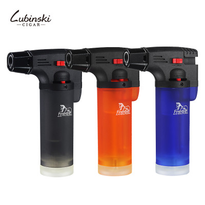 Bật Lửa Hột Quẹt Khò Gas 1 Tia Lubinski SK-79 Đẹp Độc Lạ Lửa Khò Mạnh Mẽ Khoang Chứa Gas Trong Suốt Nhìn Thấy Lượng Gas  - Nhiều Màu