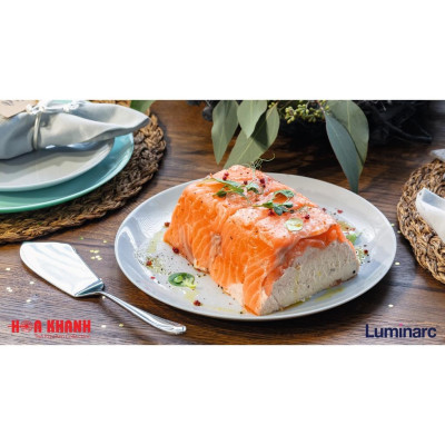 Đĩa Thủy Tinh Luminarc Diwali Granit 27cm - bộ 6 đĩa - P0705